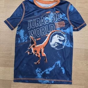 jumping beans Navy & Orange Jurassic World Graphic Tee